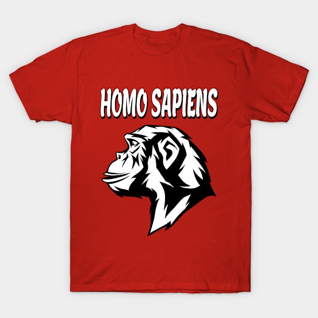 Homo Sapiens t shirt T-Shirt by Narot design shop